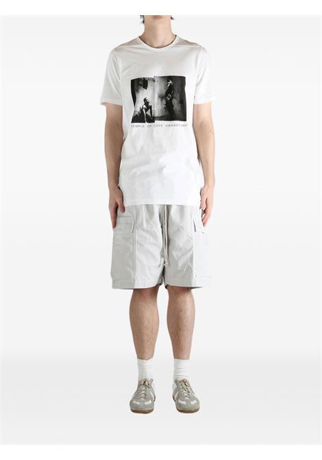 level t t-shirt man white RICK OWENS DRKSHDW | DU01F4250 RNEP4P1109